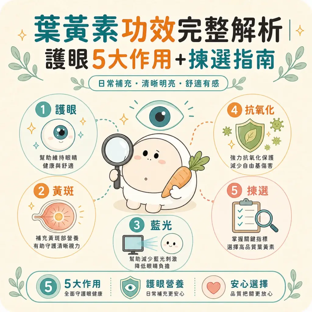 葉黃素 完整指南