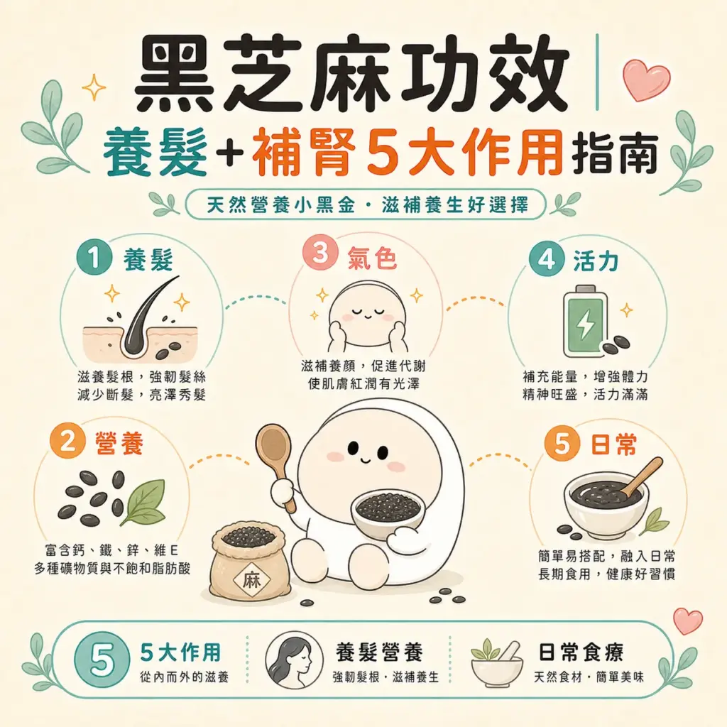 黑芝麻功效 完整指南
