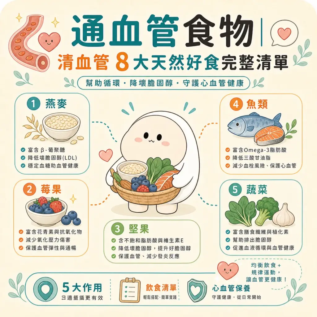 通血管食物 完整指南