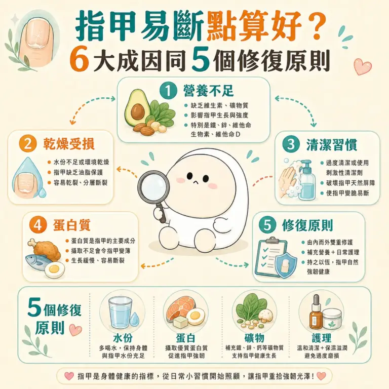 指甲易斷