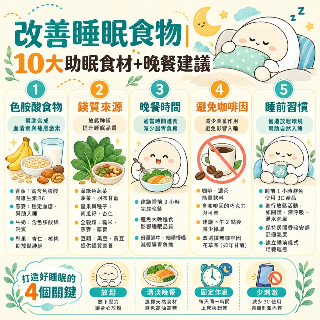 改善睡眠食物