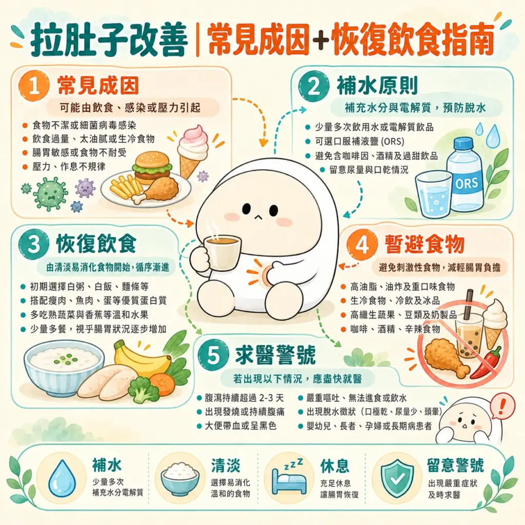 拉肚子改善